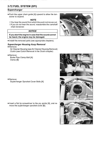 Kawasaki Ninja H2 / H2 Carbon Service Manual (2017) Workshop Sample