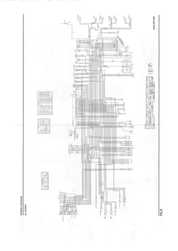 Honda GL1500C / GL1500CT / GL1500CF Valkyrie Service Manual (1997-2003) Sample Preview: Factory wiring diagram for the GL1500CF Valkyrie Interstate