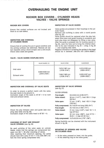 Moto Guzzi V7 Sport, 750 S & 850 T Service Manual (1971-1975) Sample Preview: Engine overhaul specifications and procedures for the V7 Sport and 750 S power unit