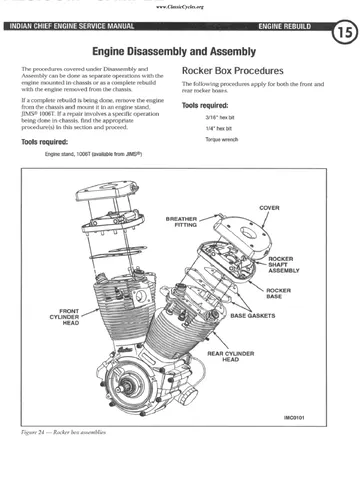 Indian Motorcycle “Gilroy” Powerplus 100 Engine Service Manual (2002-2003) Workshop Sample