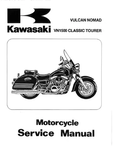 Kawasaki Vulcan VN1500 Nomad / Classic Tourer Carb Service Manual (1998-2001) Sample Preview