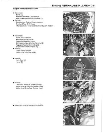 Kawasaki Vulcan VN1500 Nomad / Classic Tourer Carb Service Manual (1998-2001) Workshop Sample