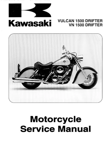 Kawasaki Vulcan 1500 Drifter Service Manual (2001) Sample Preview