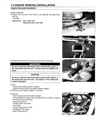 Kawasaki Vulcan 1500 Drifter Service Manual (2001) PDF Preview