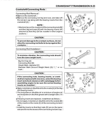 Kawasaki Vulcan VN1600 Classic Service Manual (2003–2004) Sample Preview: Crankshaft and Connecting Rod Service