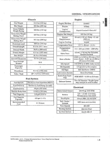 Indian Motorcycle Scout, Scout Sixty Repair Manual (2015-2017) Sample Page