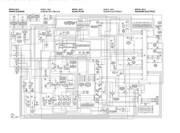 Yamaha MT-07A ABS Service Manual (2014) Sample Preview: Complete MT07A 2014 factory wiring diagram