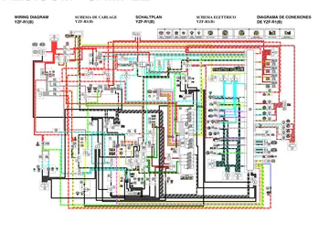 Yamaha YZF-R1B Service Manual (2012) Sample Preview: YZF-R1(B) factory wiring diagram