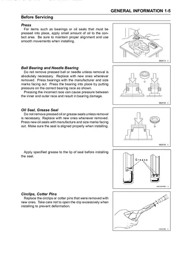 Kawasaki Ninja H2 SX SE+ Service Manual (2019) Sample Preview