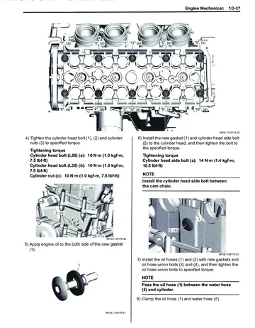Suzuki Hayabusa GSX1300R Service Manual (2021-2024) Workshop Sample
