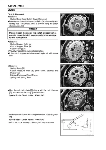 Kawasaki Z650 / Z650 ABS Service Manual (2017) Workshop Sample