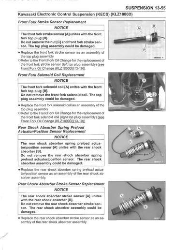 Kawasaki Versys 1000 Mk3 S / SE Service Manual (2019-2023) Workshop Sample