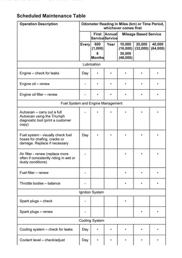 Triumph Rocket 3 R Service Manual (2020) Technical Preview