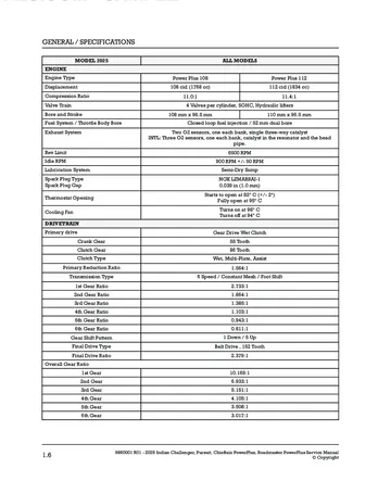 Indian Challenger / Pursuit / Chieftain PowerPlus / Roadmaster PowerPlus Service Manual (2025) Sample Page
