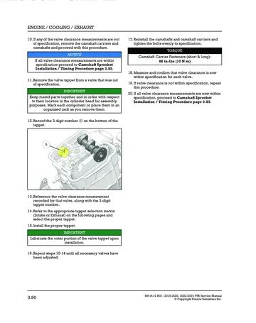 Indian FTR / FTR 1200 Service Manual (2019-2024) Workshop Sample