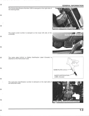 Honda CRF230F Service Manual (2003-2013) Sample Preview