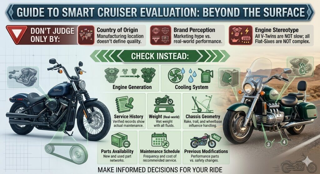 Factors that affect cruiser motorcycle reliability and ownership